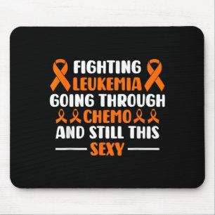 Leukaemia chemo fighter still awareness mouse mat