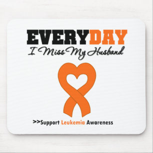 Leukaemia Every Day I Miss My Husband Mouse Mat