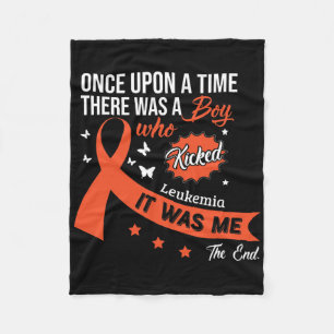 Leukaemia Fight Cancer Ribbon 11 Fleece Blanket