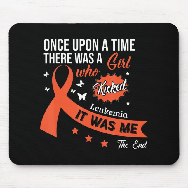 Leukaemia Fight Cancer Ribbon 1 Mouse Mat (Front)