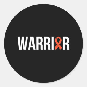 Leukaemia Fight Cancer Ribbon 5 Classic Round Sticker