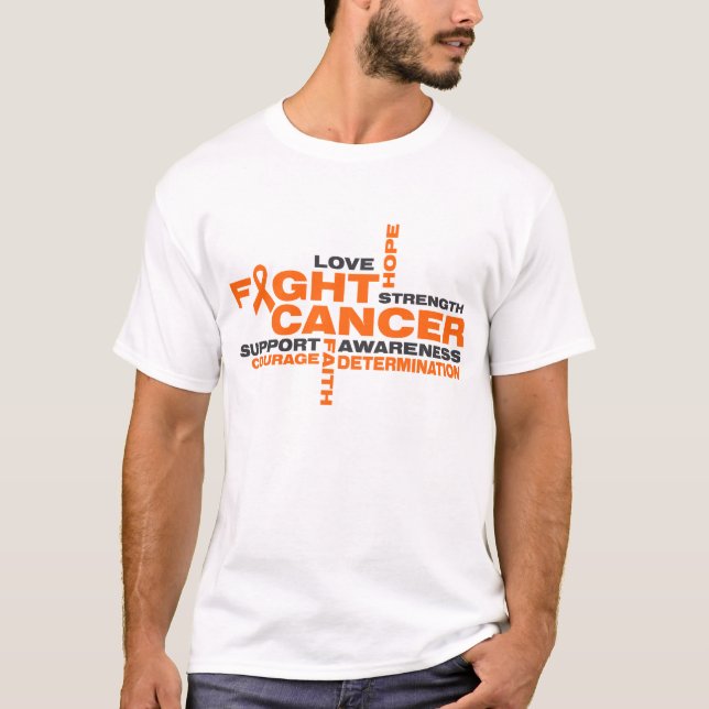 Leukaemia Fight Collage T-Shirt (Front)