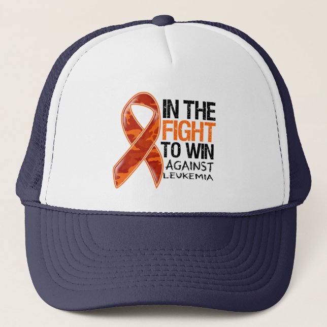 Leukaemia - Fight To Win Trucker Hat (Front)