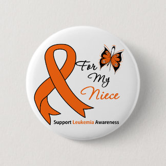 Leukaemia - For My Niece 6 Cm Round Badge