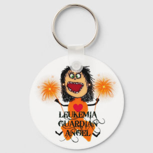 Leukaemia Guardian Angel Key Ring