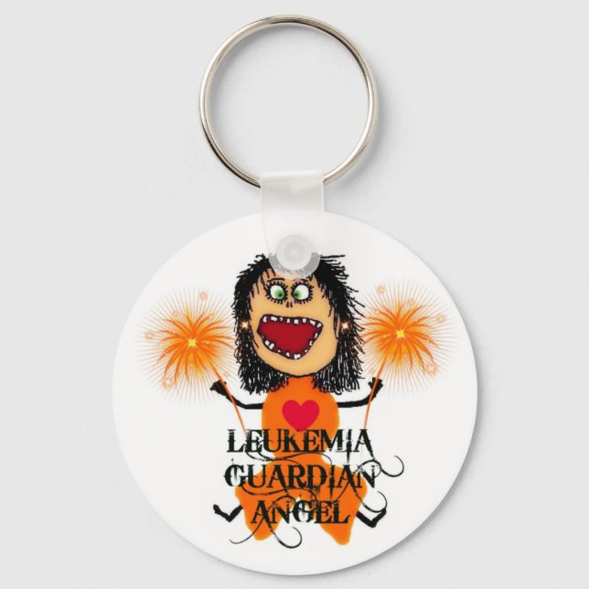 Leukaemia Guardian Angel Key Ring (Front)