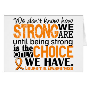 Leukaemia How Strong We Are