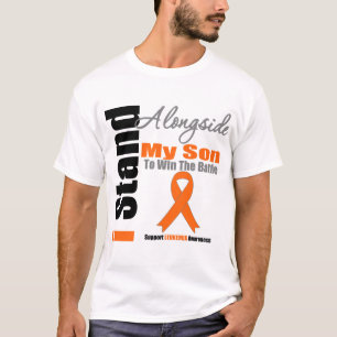 Leukaemia I Stand Alongside My Son T-Shirt
