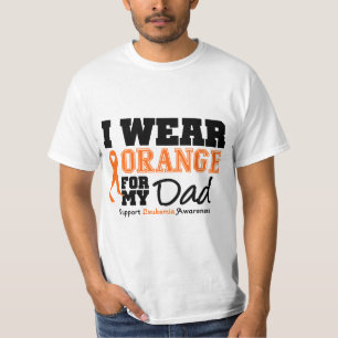 Leukaemia I Wear Orange For My Dad T-Shirt