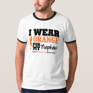 Leukaemia I Wear Orange For My Nephew T-Shirt