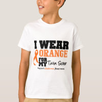Leukaemia I Wear Orange For My Twin Sister