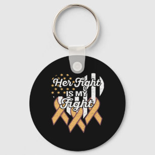 Leukaemia Leukaemia Awareness Her Fight Is My Figh Key Ring