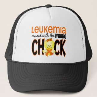 Leukaemia Messed With The Wrong Chick Trucker Hat
