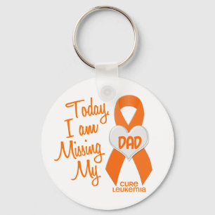 Leukaemia Missing My Dad 1 Key Ring