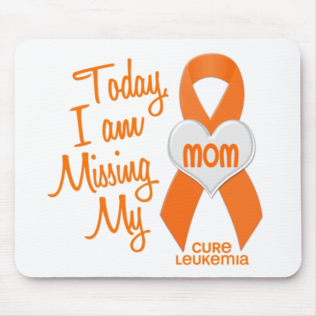 Leukaemia Missing My Mum 1 Mouse Mat (Front)