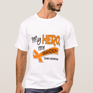 Leukaemia MY HERO MY GRANDSON 42 T-Shirt