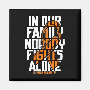 Leukaemia Support Blood Cancer Tee Family Leukaemi Magnet