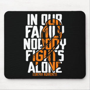 Leukaemia Support Blood Cancer Tee Family Leukaemi Mouse Mat