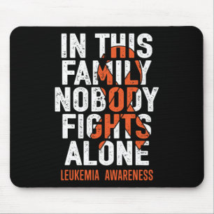 Leukaemia Support Squad Fighter Warrior Leukaemia Mouse Mat
