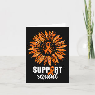 Leukaemia Support Squad Shirt Card