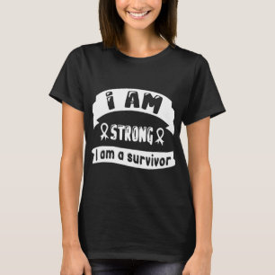 Leukaemia Survivor I Am Strong I Am A Survivor T-Shirt