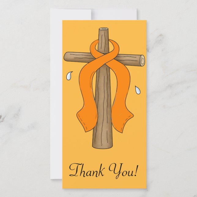 Leukaemia Thank You Card (Front)