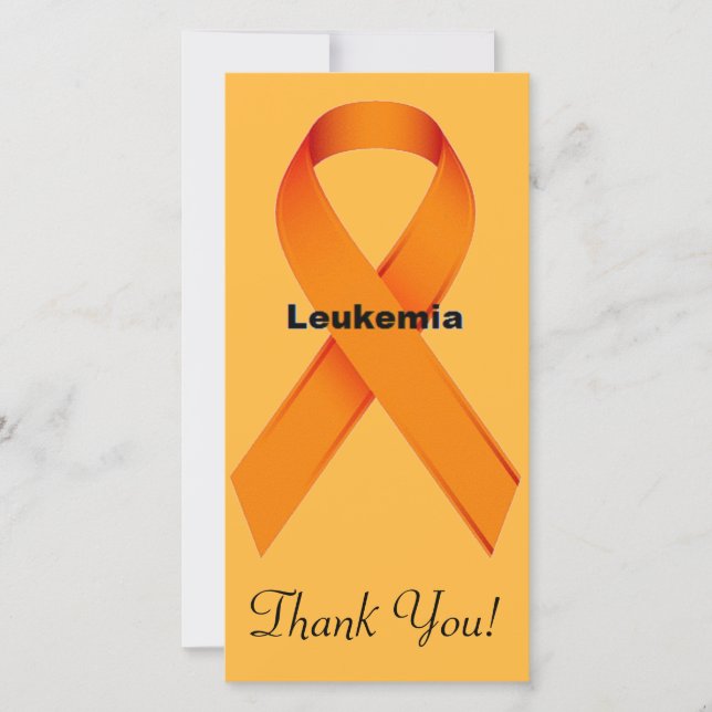Leukaemia Thank You Card (Front)