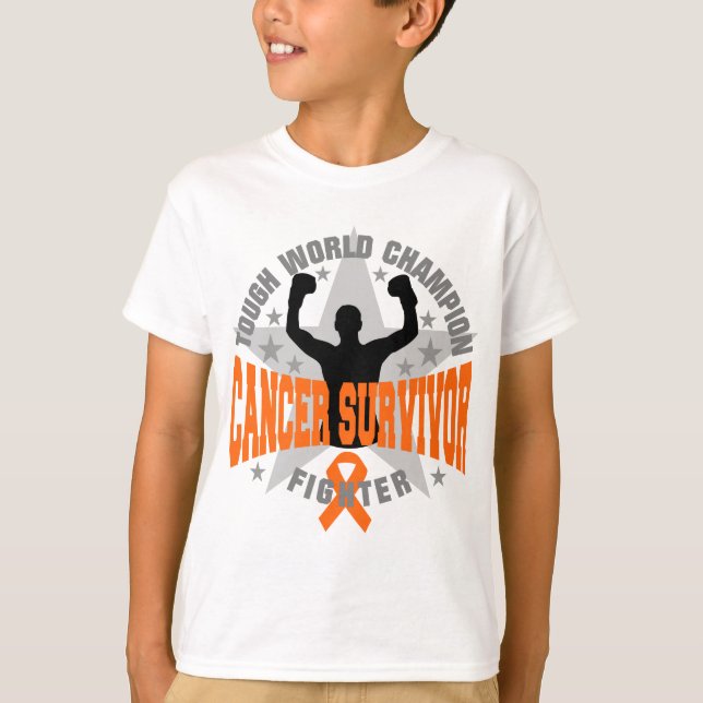 Leukaemia Tough World Champion Survivor T-Shirt (Front)