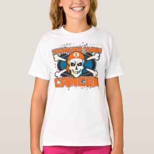 Leukaemia Tougher Than Cancer Skull T-Shirt