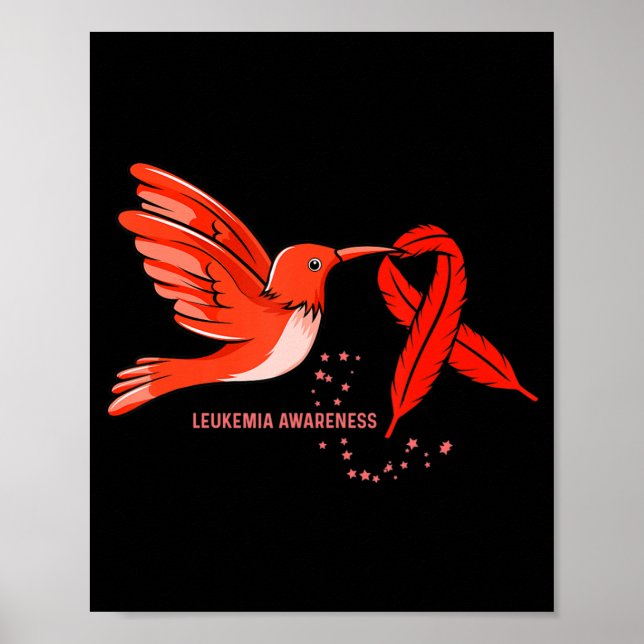 Leukaemia Warrior  Leukaemia Awareness  Poster (Front)