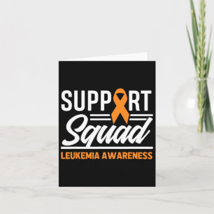 Leukaemia Warrior Support Squad Leukaemia Cancer A Card