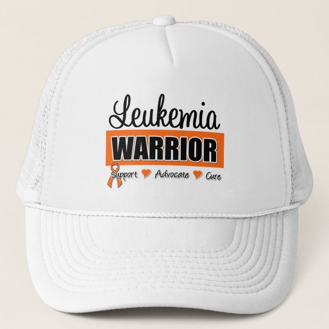 Leukaemia Warrior Trucker Hat (Front)