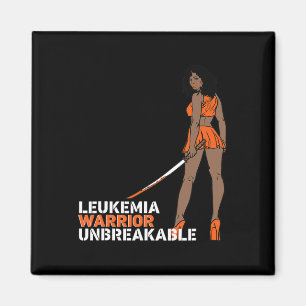Leukaemia Warrior Unbreakable Blood Cancer Awarene Magnet