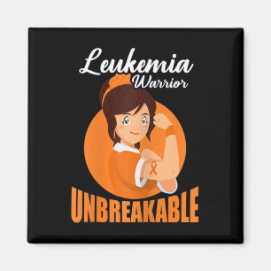 Leukaemia Warrior Unbreakable Blood Cancer Awarene Magnet