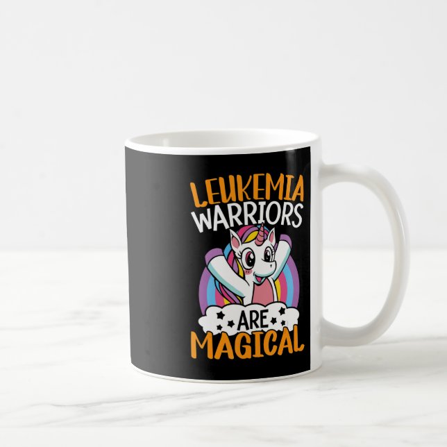 Leukaemia Warriors Are Magical Unicorn Leukaemia A Coffee Mug (Right)