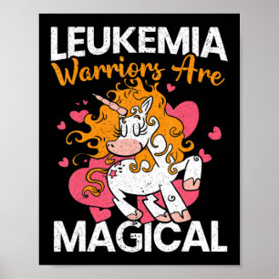 Leukaemia Warriors Are Magical Unicorn Leukaemia A Poster