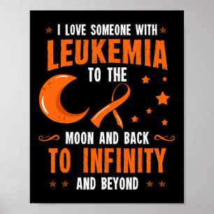 Leukemia Awareness Blood Cancer Bone Marrow Gift Poster