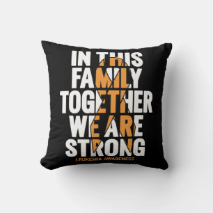 Leukemia Awareness Family Support Leukemia Awaren Cushion