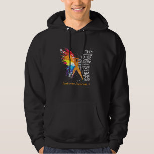 Leukemia Awareness She whispered back i am the Sto Hoodie