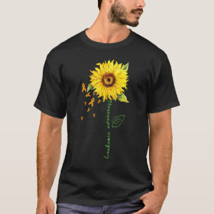 LEUKEMIA Awareness Sunflower 2 T-Shirt