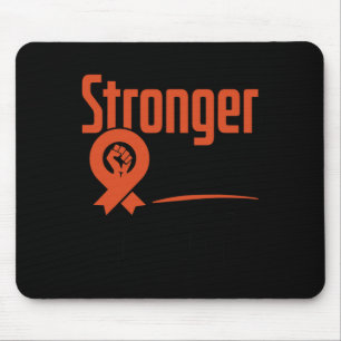 Leukemia Blood Cancer Awareness Stronger Warrior F Mouse Mat