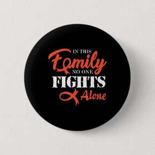 Leukemia Cancer Fight Cancer Ribbon 6 Cm Round Badge