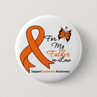 Leukemia - For My Father-in-Law 6 Cm Round Badge