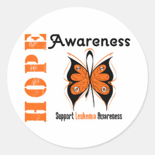 LEUKEMIA Hope Classic Round Sticker