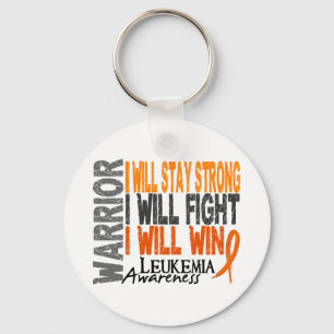 Leukemia Warrior Key Ring