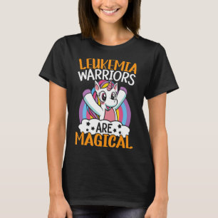 Leukemia Warriors Are Magical Unicorn Leukemia Awa T-Shirt