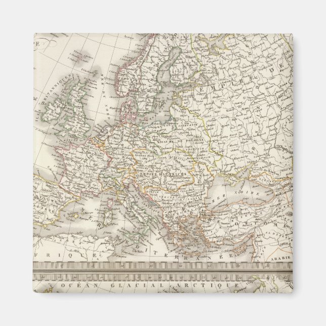 L'Europe 1789, 1813 Magnet (Front)