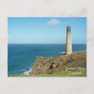 Levant Mine Cornwall England Poldark Location Postcard