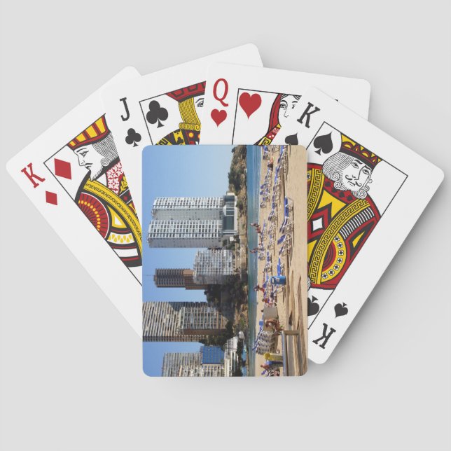Levante beach of Benidorm Playing Cards (Back)