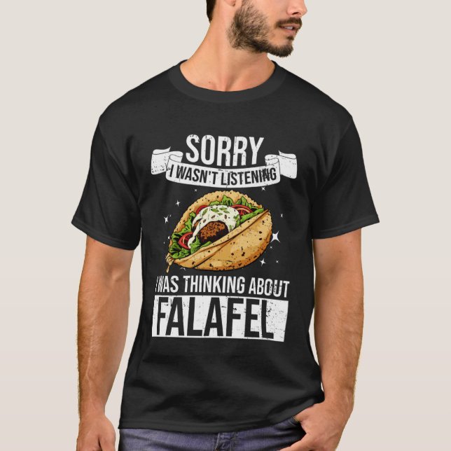 Levantine Food Arabic Chef Kebap Falafel T-Shirt (Front)